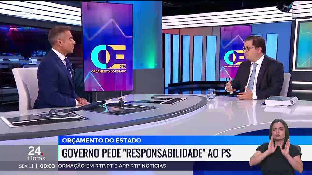 Orçamento do Estado. Governo pede "responsabilidade" ao PS