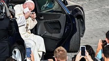 Imagem de Covid-19: Papa Francisco aparece de máscara pela primeira vez em público