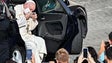 Covid-19: Papa Francisco aparece de máscara pela primeira vez em público