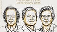 Imagem de Nobel da Física atribuído a cientistas por usarem laser para estudar eletrões