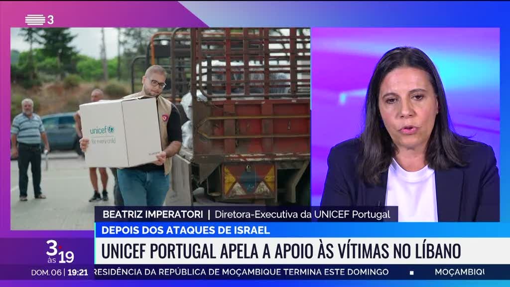 UNICEF Portugal lançou um um apelo de apoio às vítimas do conflito no Líbano