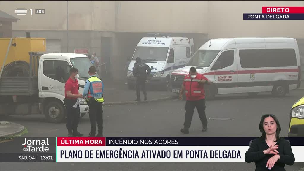 Incêndio obrigou a evacuação parcial no Hospital de Ponta Delgada