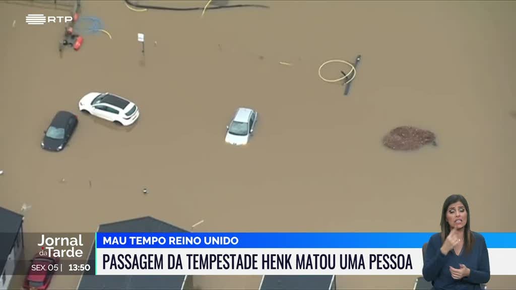 Reino Unido. Passagem de tempestade provocou um morto