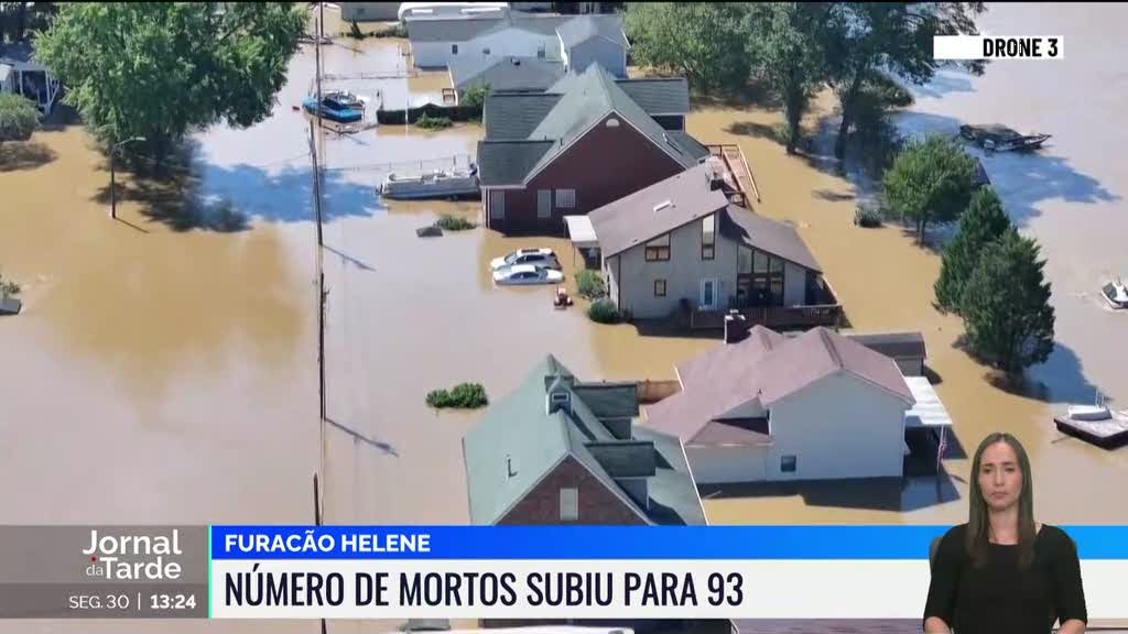 Furacão Helene fez mais de 90 vitimas mortais nos Estados Unidos