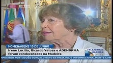 Imagem de Irene Lucília, Ricardo Velosa e ADENORMA foram condecorados nas comemorações do 10 de Junho na Madeira (Vídeo)