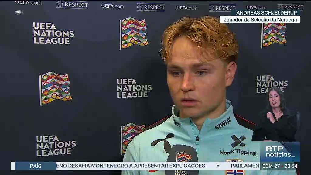 Imagem de Liga das Nações. Seleção da Noruega admite frustração com resultado do jogo