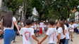 200 crianças e 50 adultos promoveram um  «flash mob» na Avenida Zarco (vídeo)