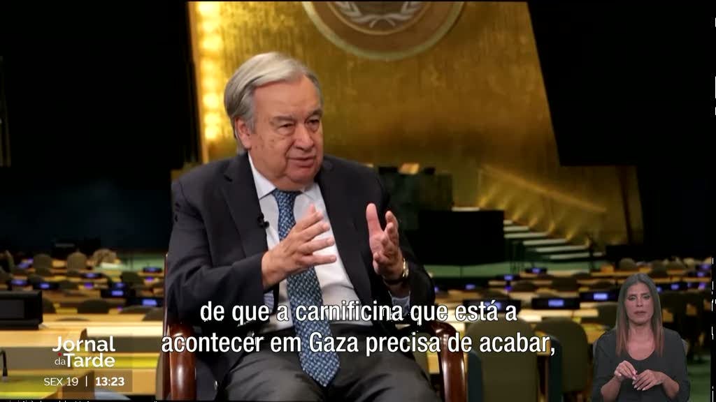 "Carnificina em Gaza". Guterres espera que reconhecimento da Palestina seja uma realidade