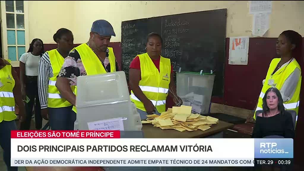 Eleições São Tomé. Ambos os partidos reclamam vitória