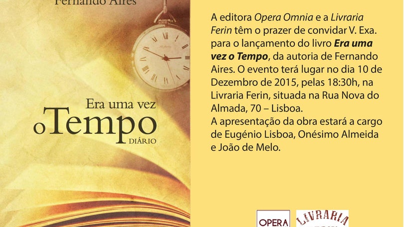 Convite  Lisboa : “Era uma vez o tempo de Fernando Aires”
               Org.Maria João Ruivo