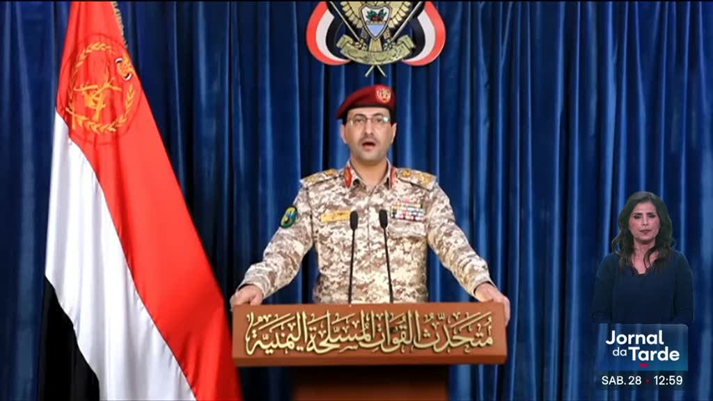Imagem de Houthis do Iémen levam a cabo um ataque contra posições militares de Israel
