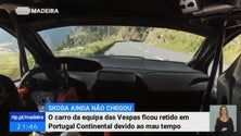 Imagem de O Skoda Fabia R5 da equipa campeã regional de ralis ainda não chegou à Madeira, o mau tempo no Continente fez atrasar a vinda do barco