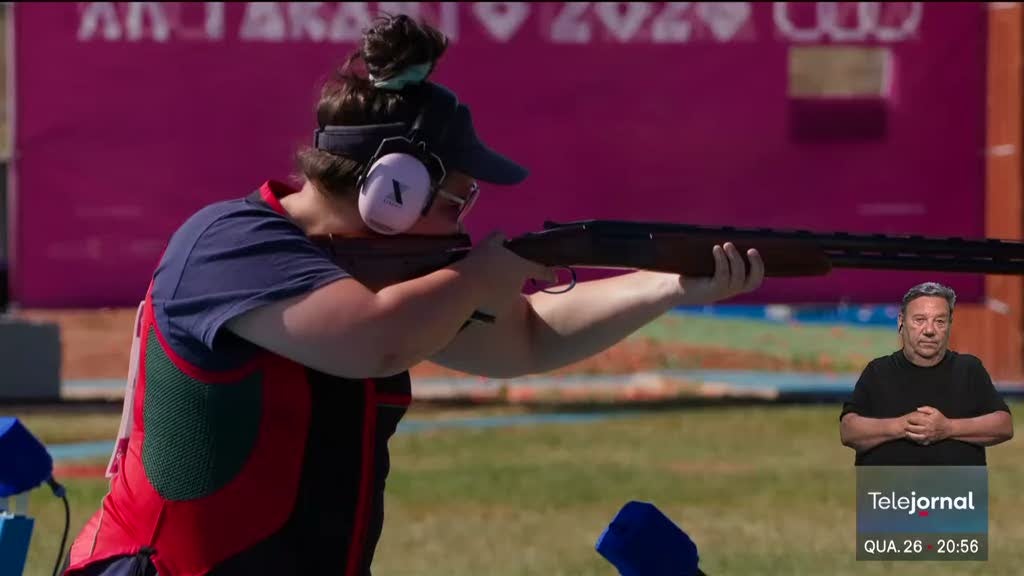 Imagem de Jogos do Mediterrâneo. Maria Inês Barros foi sexta na final do tiro