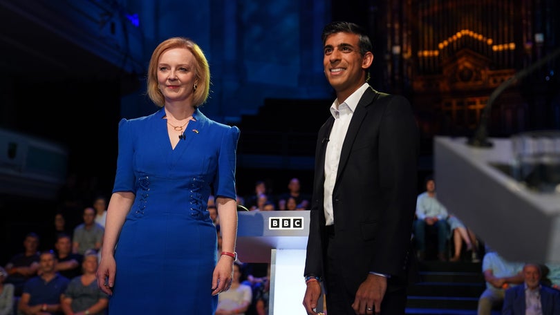Imagem de Liz Truss favorita ao lugar de Boris Johnson