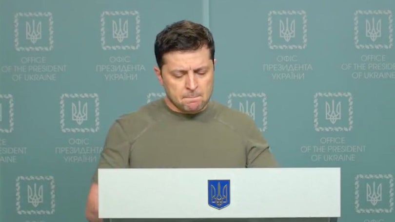 Imagem de Ucrânia em conversações com a Rússia