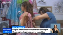 Imagem de Grupos que vão desfilar na Festa da Flor com dificuldade em arranjar flores regionais (Vídeo)