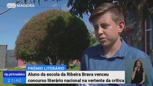 Imagem de Estudante madeirense vence concurso literário nacional (Vídeo)