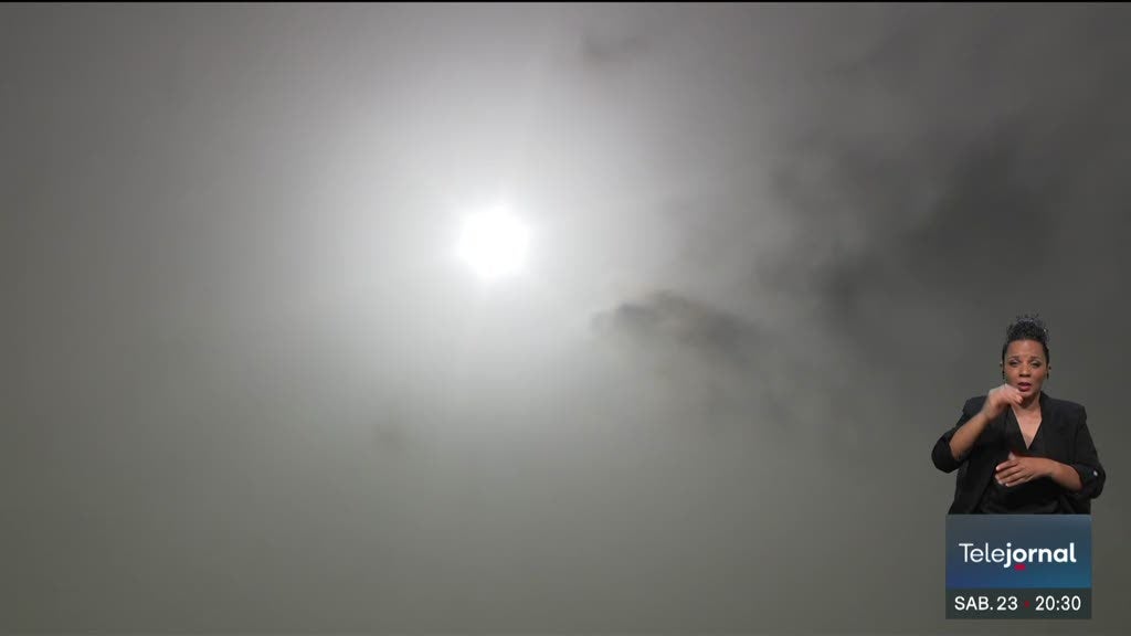 Domingo de aguaceiros, vento e temperaturas mais altas