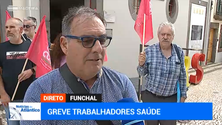 Greve condicionou alguns serviços de saúde (vídeo)