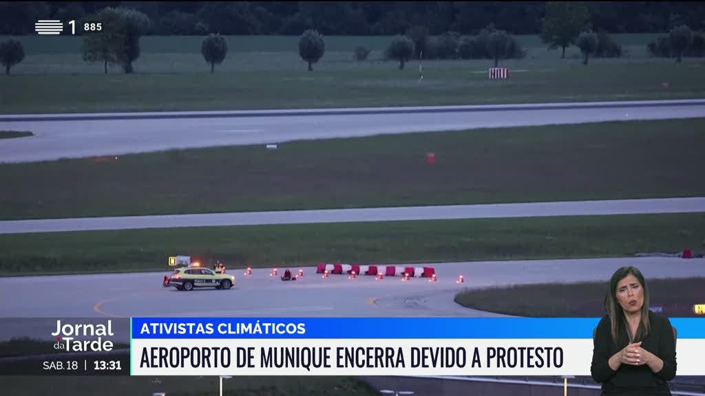 Aeroporto de Munique esteve encerrado devido a protesto de ativistas climáticos