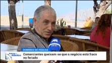 Imagem de Bom tempo levou as famílias a passear (vídeo)