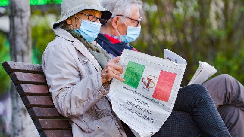 Covid-19: Itália regista mais 22 mortos e 174 novas infeções nas últimas 24 horas