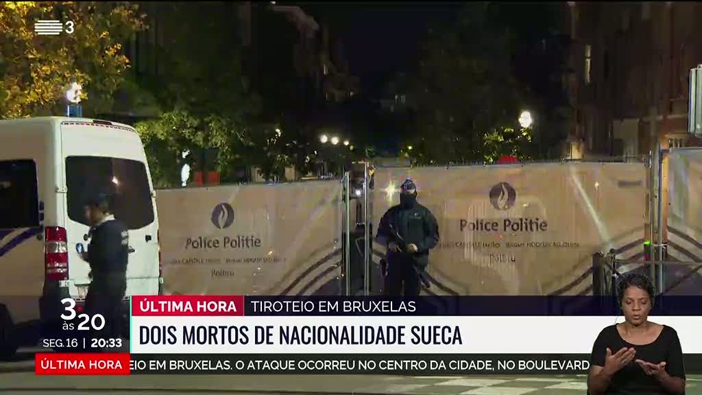 Dois mortos em tiroteio no centro de Bruxelas, onde está Marcelo. Jogo de  futebol suspenso, público retido no estádio - TVI Notícias