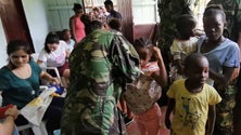 Imagem de Portugal ofereceu hoje material militar a São Tomé e Príncipe