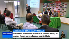 Marítimo SAD apresenta saldo positivo de 1,7 milhões de euros