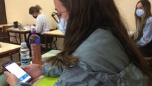 Imagem de Alunos da Jaime Moniz participam na Campanha do Banco Alimentar