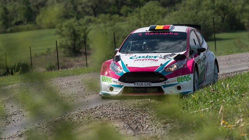 Imagem de Bernd Casier no Rali Vinho Madeira com o Ford Fiesta R5