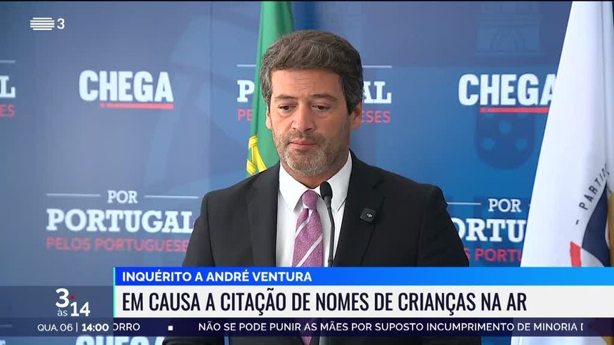 André Ventura at press conference
