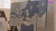 Imagem de Alunos de artes expõe trabalhos