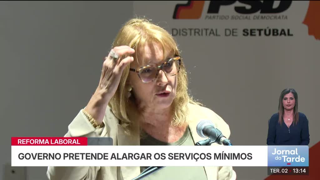 Greve geral. Ministra destaca que lei laboral quer alargar serviços mínimos