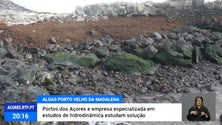 Imagem de Problema de acumulação de algas no porto da Madalena tem solução [Vídeo]