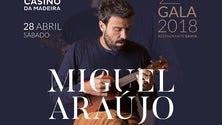 Imagem de Miguel Araújo atua este sábado no Funchal