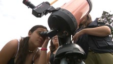 Imagem de Observatório Astronómico percorre praias de São Miguel com telescópio para observação do Sol