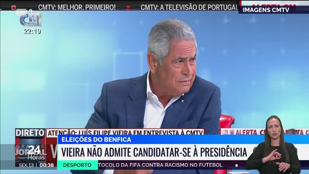 Benfica. Luís Filipe Vieira não vai ser candidato à presidência