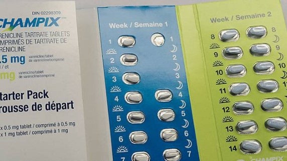 Imagem de Suspensa venda do medicamento Champix