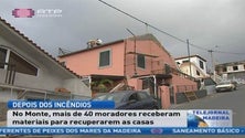 45 casas estão a ser reconstruídas no Monte