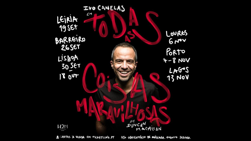 «Todas as Coisas Maravilhosas» em cena no Funchal de 11 a 13 de outubro