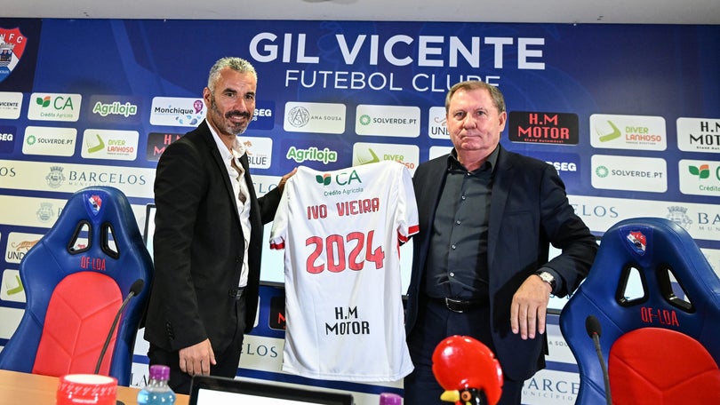 Imagem de Ivo Vieira de saída do Gil Vicente