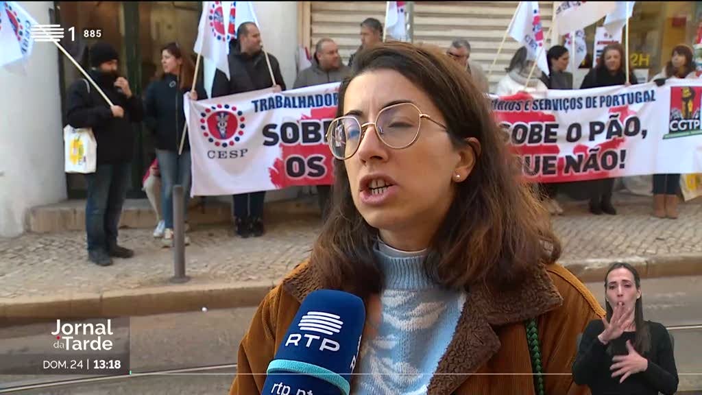 Trabalhadores do comércio cumprem greve de 24 horas