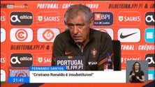 Imagem de Fernando Santos pede paciência para vencer no jogo 100 ao comando da seleção (vídeo)