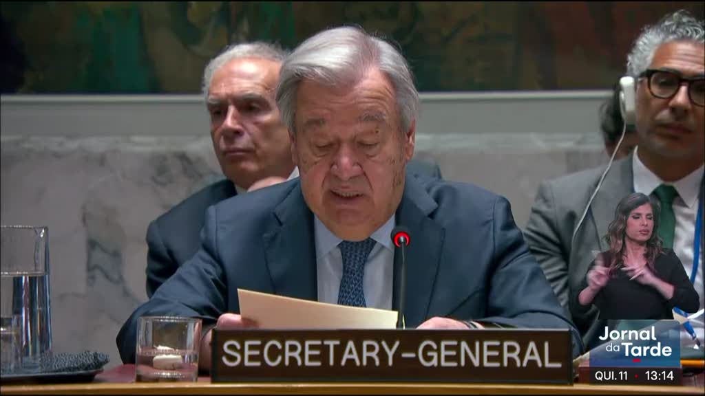 António Guterres deixa apelos para minorar crise no Médio Or