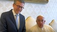 Carlos Moedas foi recebido pelo Papa