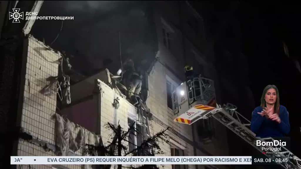 Ataque russo faz um morto em Dnipro