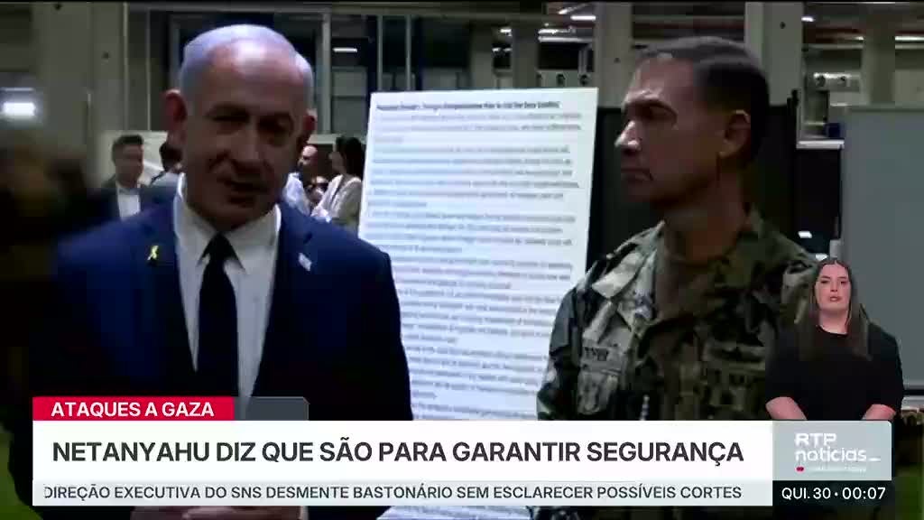 Médio Oriente. Netanyahu defende ofensiva em Gaza para garantir segurança das forças israelitas