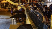 Adeptos do FC Porto fazem a festa do título na Baixa do Funchal (Vídeo)