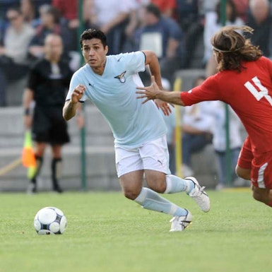 Matuzalém, na Lazio, na época 2008/2009
